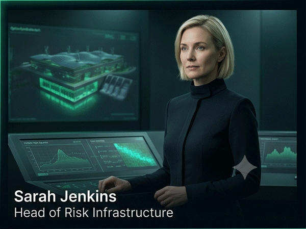 Sarah Jenkins - Head of Risk Infrastructure
